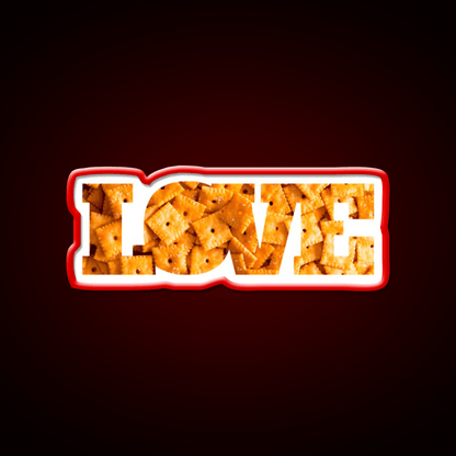 Cheez It Snack Food Led Neon Sign For Snack Room Rgb Color - Shineneon