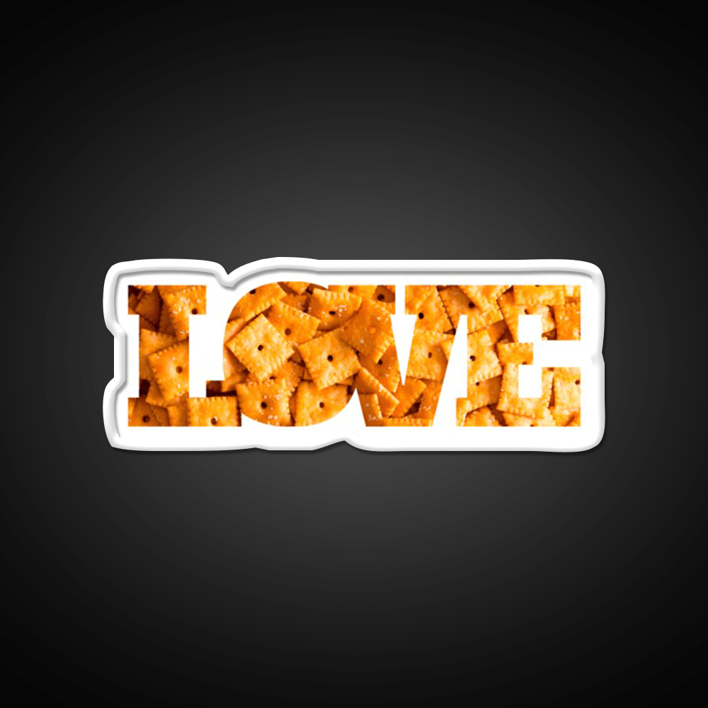 Cheez It Snack Food Led Neon Sign For Snack Room Rgb Color - Shineneon