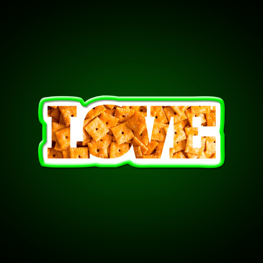 Cheez It Snack Food Led Neon Sign For Snack Room Rgb Color - Shineneon