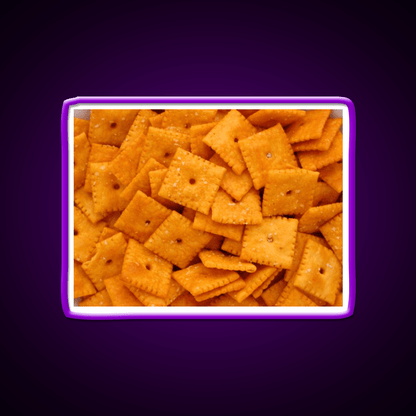 Cheez Its Snack Food Led Neon Sign Rgb Color - Shineneon