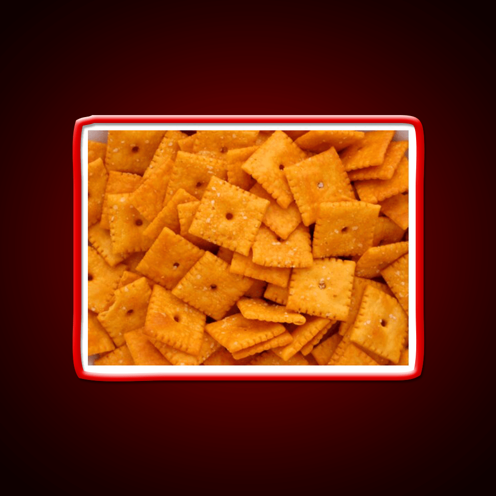 Cheez Its Snack Food Led Neon Sign Rgb Color - Shineneon