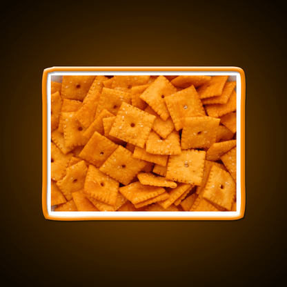 Cheez Its Snack Food Led Neon Sign Rgb Color - Shineneon