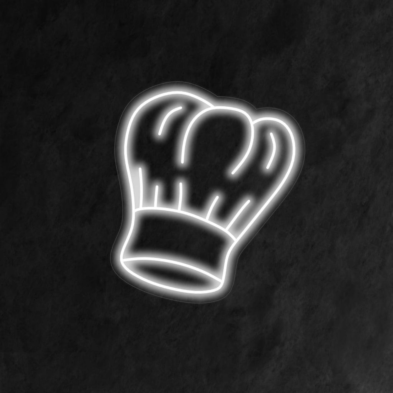 Chef Hat White Led Neon Sign For Restaurant Kitchen Decor | Shineneon