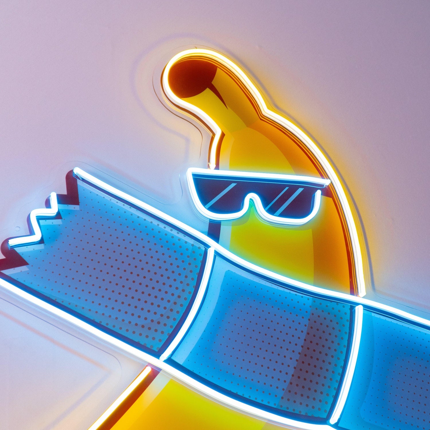 Chef Pig Bbq Pink Orange White Uv Printed Led Neon Sign For Kitchen Restaurant Decor | Shineneon