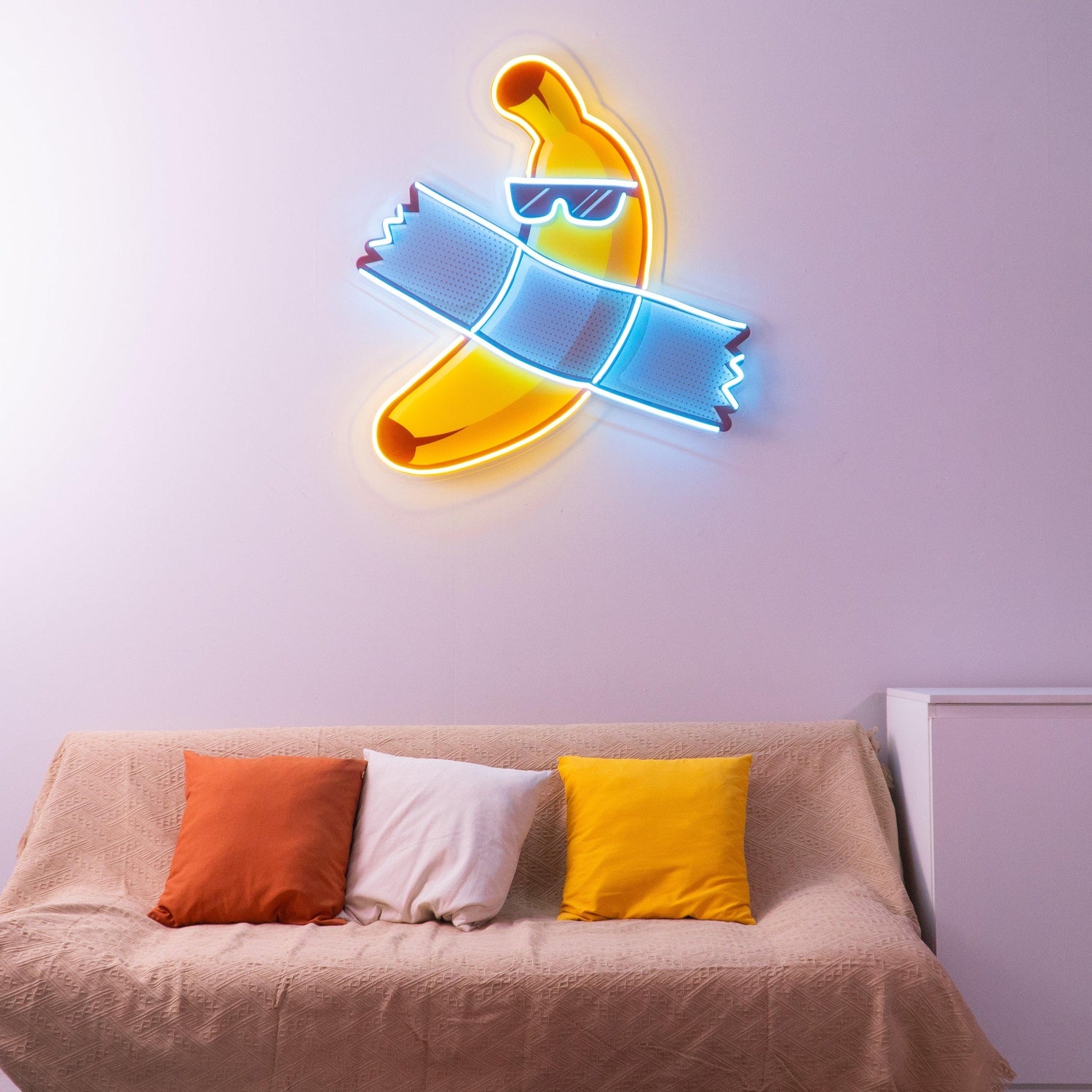 Chef Pig Bbq Pink Orange White Uv Printed Led Neon Sign For Kitchen Restaurant Decor | Shineneon