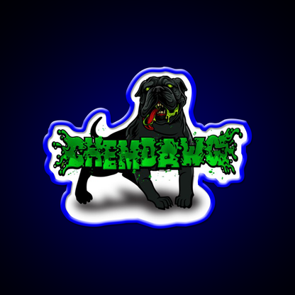 Chemdawg Strain Art Hemp Inspired Green Leaf Led Neon Sign Rgb Color - LED neon sign view 5