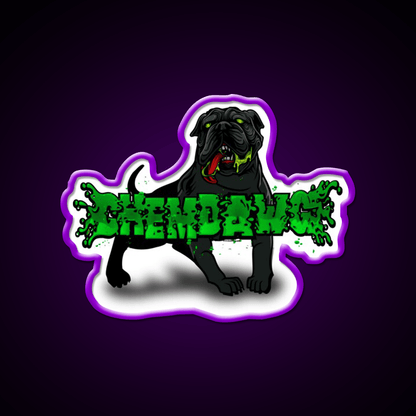 Chemdawg Strain Art Hemp Inspired Green Leaf Led Neon Sign Rgb Color - Shineneon