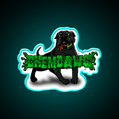 Chemdawg Strain Art Hemp Inspired Green Leaf Led Neon Sign Rgb Color - Shineneon