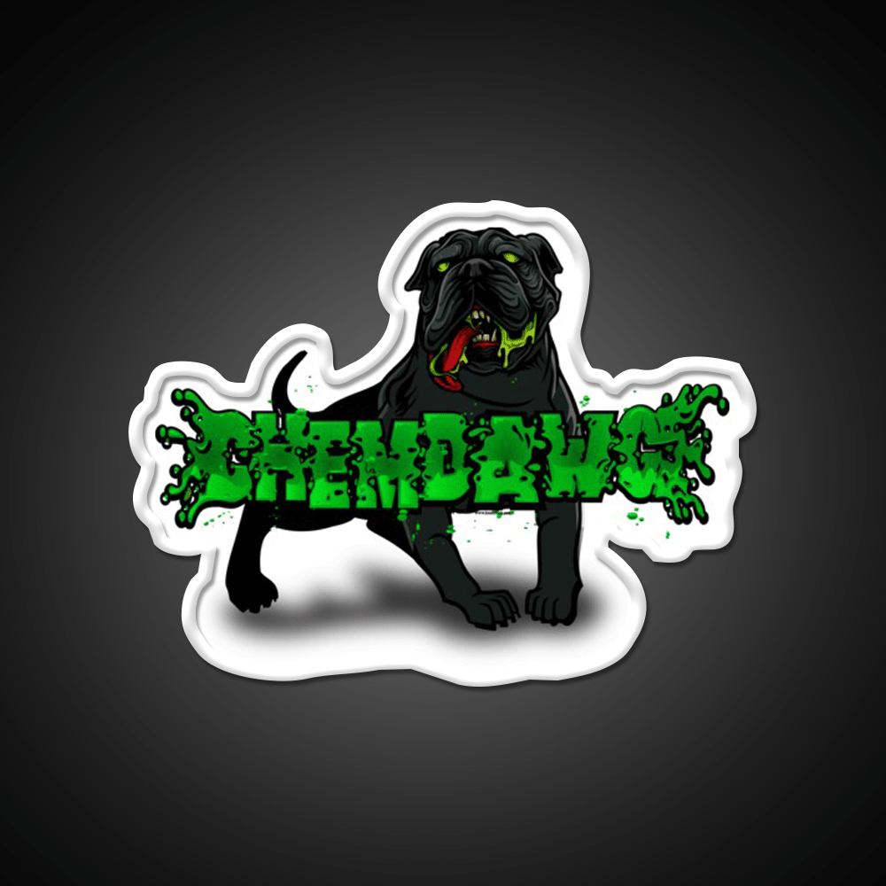 Chemdawg Strain Art Hemp Inspired Green Leaf Led Neon Sign Rgb Color - Shineneon
