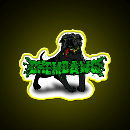 Chemdawg Strain Art Hemp Inspired Green Leaf Led Neon Sign Rgb Color - Shineneon