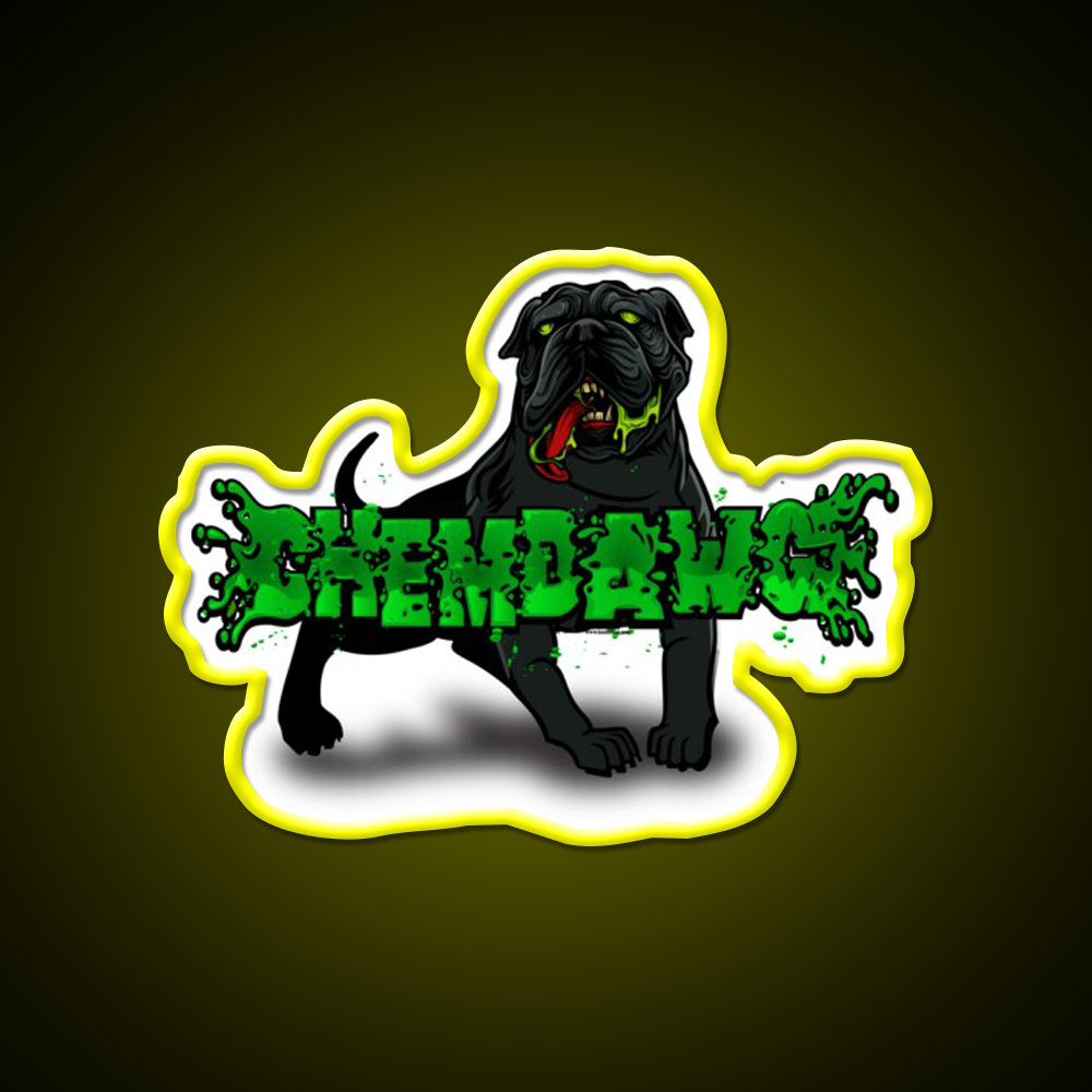 Chemdawg Strain Art Hemp Inspired Green Leaf Led Neon Sign Rgb Color - LED neon sign view 7