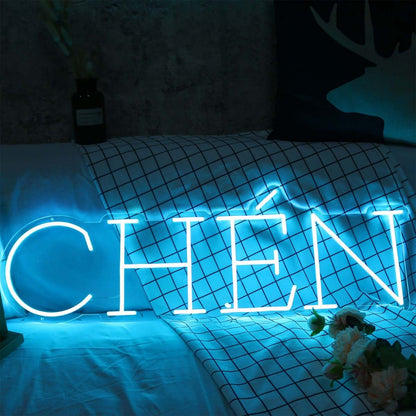 Chen Blue Neon Sign | Shineneon