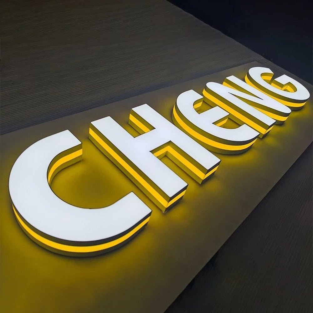 Cheng 3D Frontlit And Backlit Channel Letter Led Light Sign - Shineneon