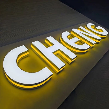 Cheng 3D Frontlit And Backlit Channel Letter Led Light Sign - Shineneon
