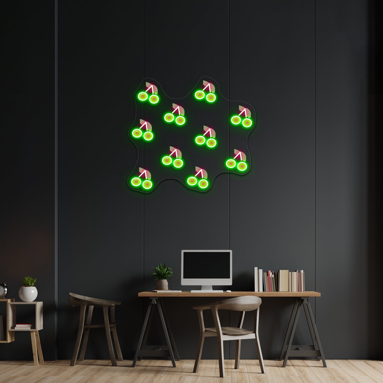 Cherries Artwork Business Neon Sign - Shineneon