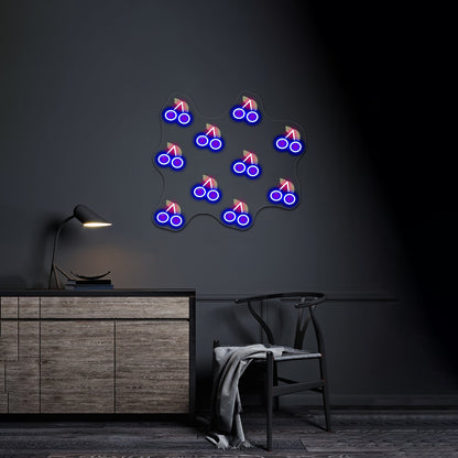 Cherries Artwork Business Neon Sign - Shineneon