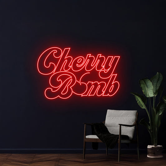 Cherry Bomb Led Sign