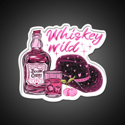Cherry Flavored Whiskey Drink Bar Led Neon Sign Rgb Color - Shineneon