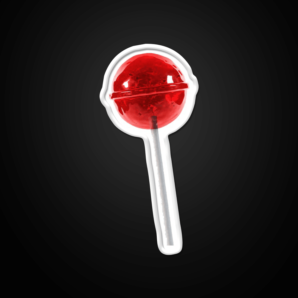 Cherry Lollipop Snack Food Led Neon Sign Rgb Color - Shineneon