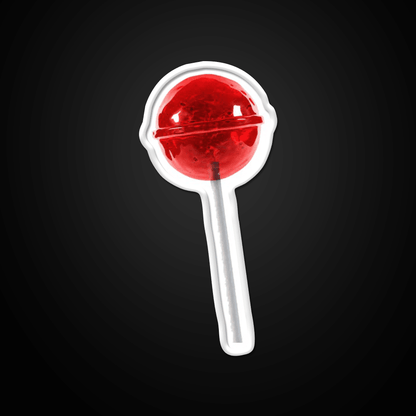 Cherry Lollipop Snack Food Led Neon Sign Rgb Color - Shineneon