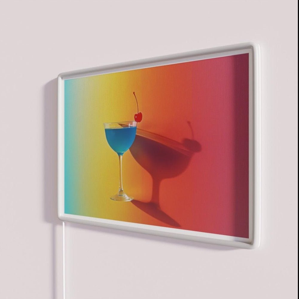 Cherry Martini Rgb Led Neon Sign Bar Art - Shineneon