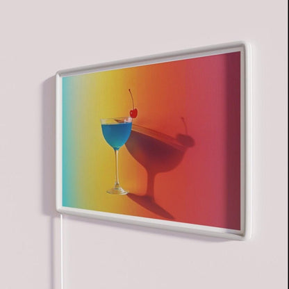 Cherry Martini Rgb Led Neon Sign Bar Art - Shineneon