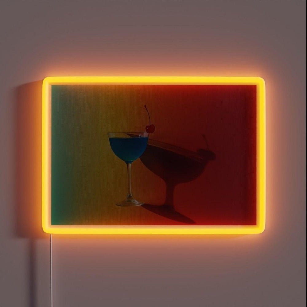 Cherry Martini Rgb Led Neon Sign Bar Art - Shineneon