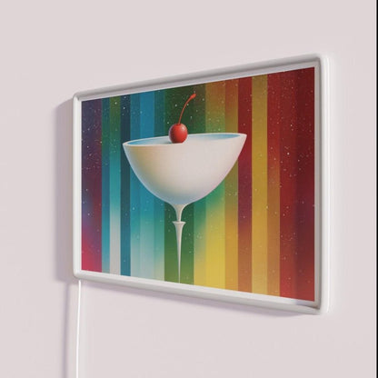 Cherry Martini Rgb Led Neon Sign Bar Wall Decor - Shineneon