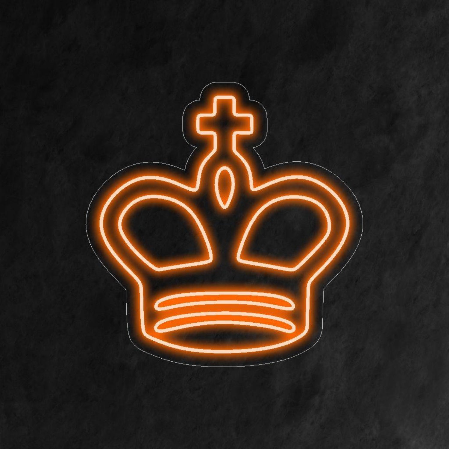 Chess King Crown Led Neon Sign For Royal Party Decor | Shineneon
