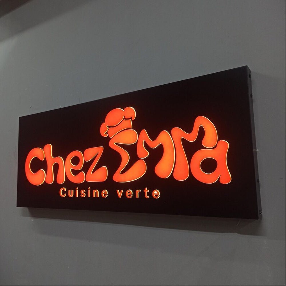 Chez Emma Acrylic Business Logo Sign - Shineneon