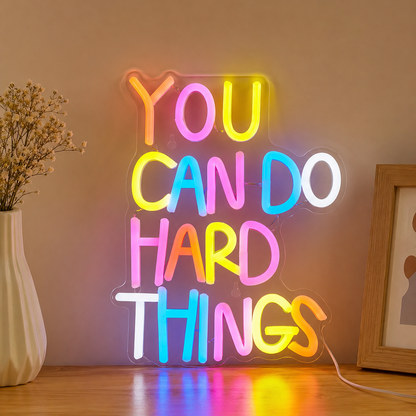Chi Buy LED Neon U Cand Do Hard Things Usb Powered Neon Signs LED Neon Sign main product image