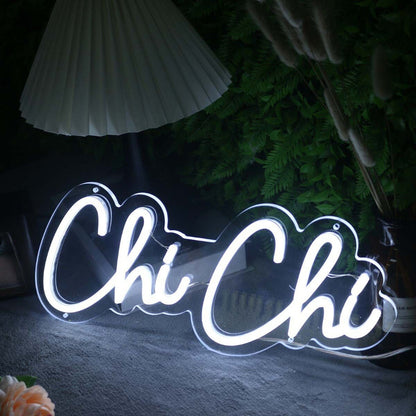 Chi Chi White Led Neon Sign - Shineneon