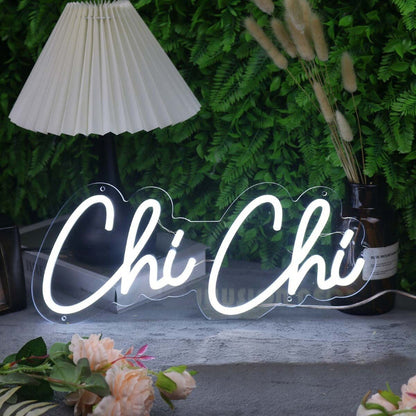 Chi Chi White Led Neon Sign - Shineneon