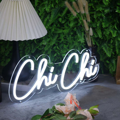 Chi Chi White Led Neon Sign - Shineneon