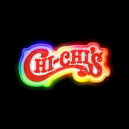 Chi Chis Fast Food Led Neon Sign For Burger Place Rgb Color