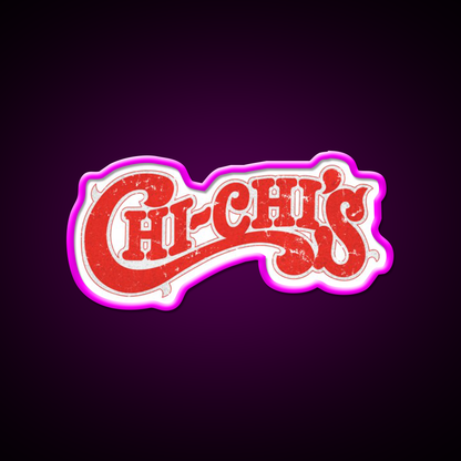 Chi Chis Fast Food Led Neon Sign For Burger Place Rgb Color