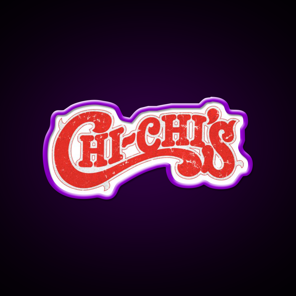 Chi Chis Fast Food Led Neon Sign For Burger Place Rgb Color