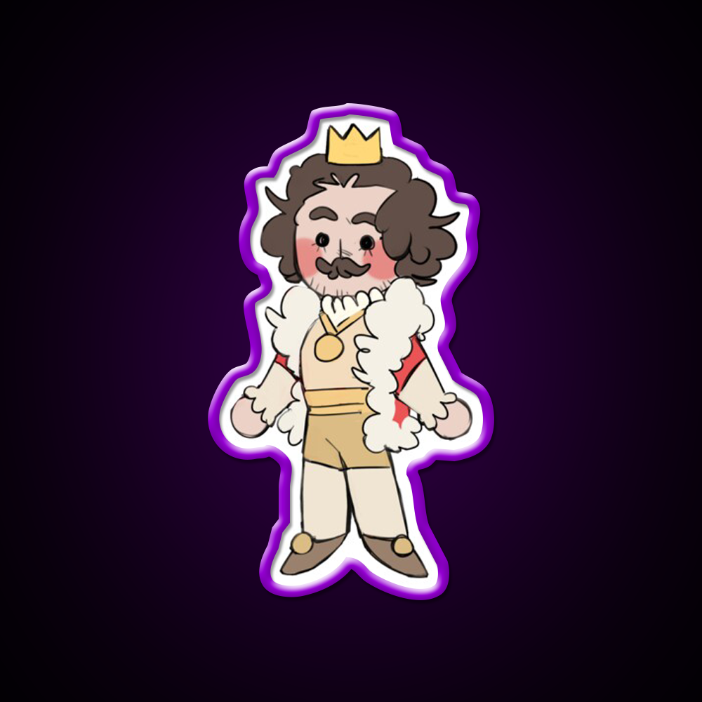 Chibi Bk Fast Food Led Neon Sign For Burger Place Rgb Color