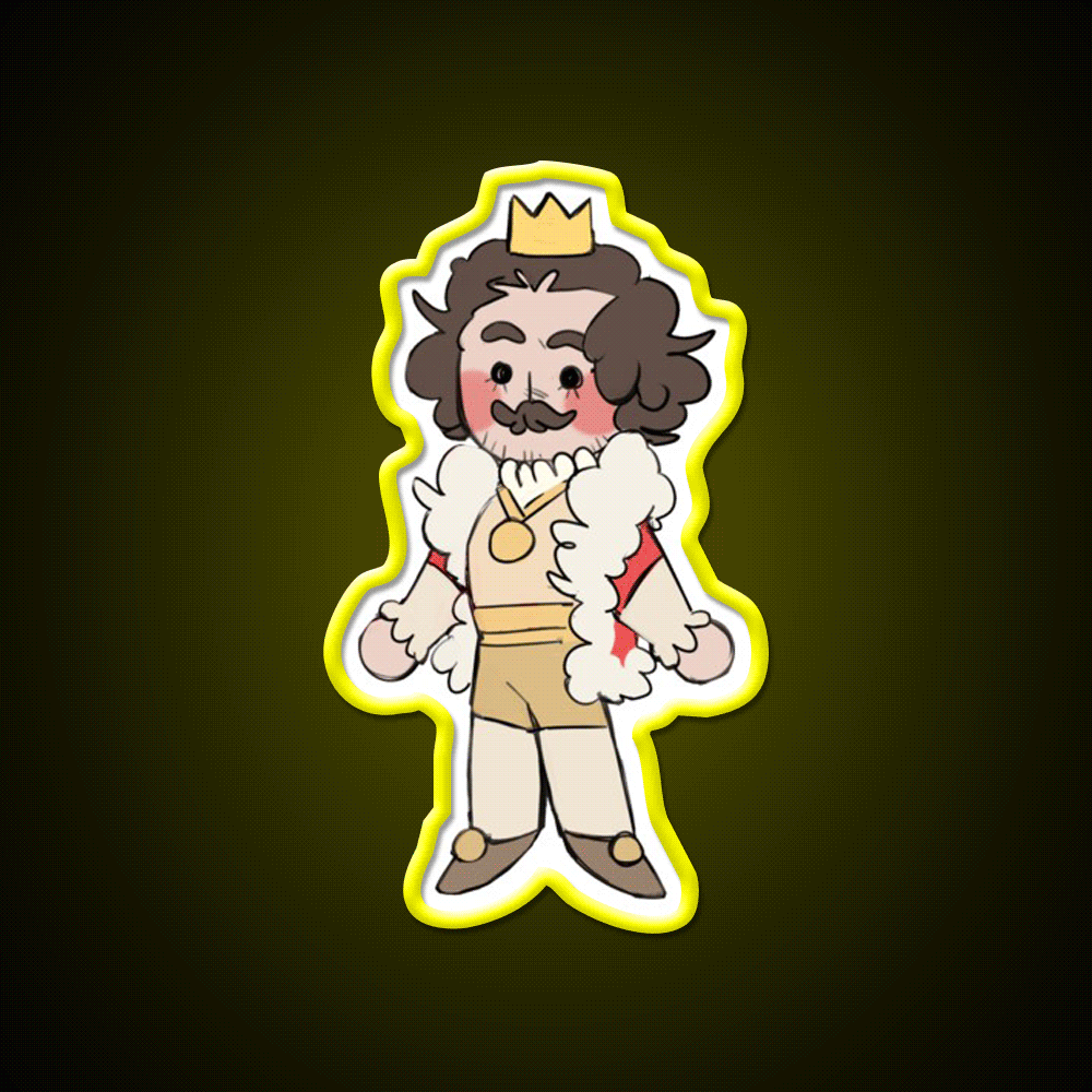 Chibi Bk Fast Food Led Neon Sign For Burger Place Rgb Color