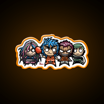 Chibi Heavenly Kings 1 Snack Food Led Neon Sign Rgb Color - Shineneon
