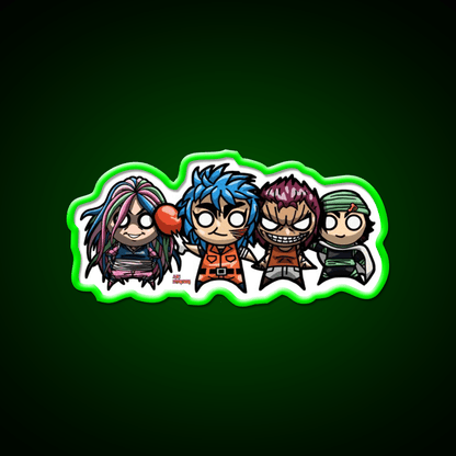 Chibi Heavenly Kings 1 Snack Food Led Neon Sign Rgb Color - Shineneon