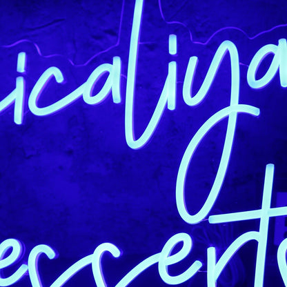 Chicaliyah Desserts Blue Led Neon Sign - Shineneon