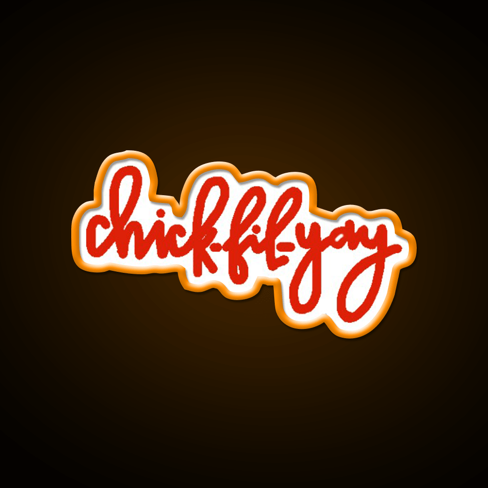 Chick Fi Yay Fast Food Led Neon Sign For Burger Place Rgb Color - Shineneon
