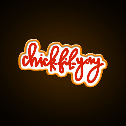 Chick Fi Yay Fast Food Led Neon Sign For Burger Place Rgb Color - Shineneon