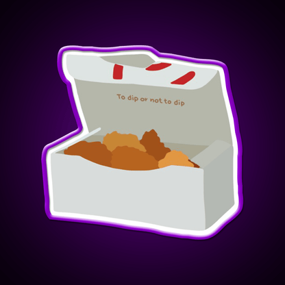 Chick Fil A Chicken Nuggets Fast Food Led Neon Sign For Burger Place Rgb Color - Shineneon