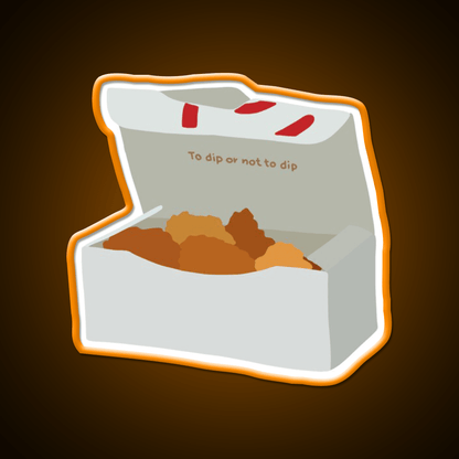 Chick Fil A Chicken Nuggets Fast Food Led Neon Sign For Burger Place Rgb Color - Shineneon