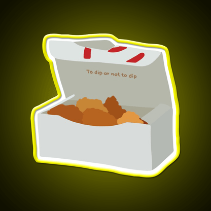 Chick Fil A Chicken Nuggets Fast Food Led Neon Sign For Burger Place Rgb Color - Shineneon