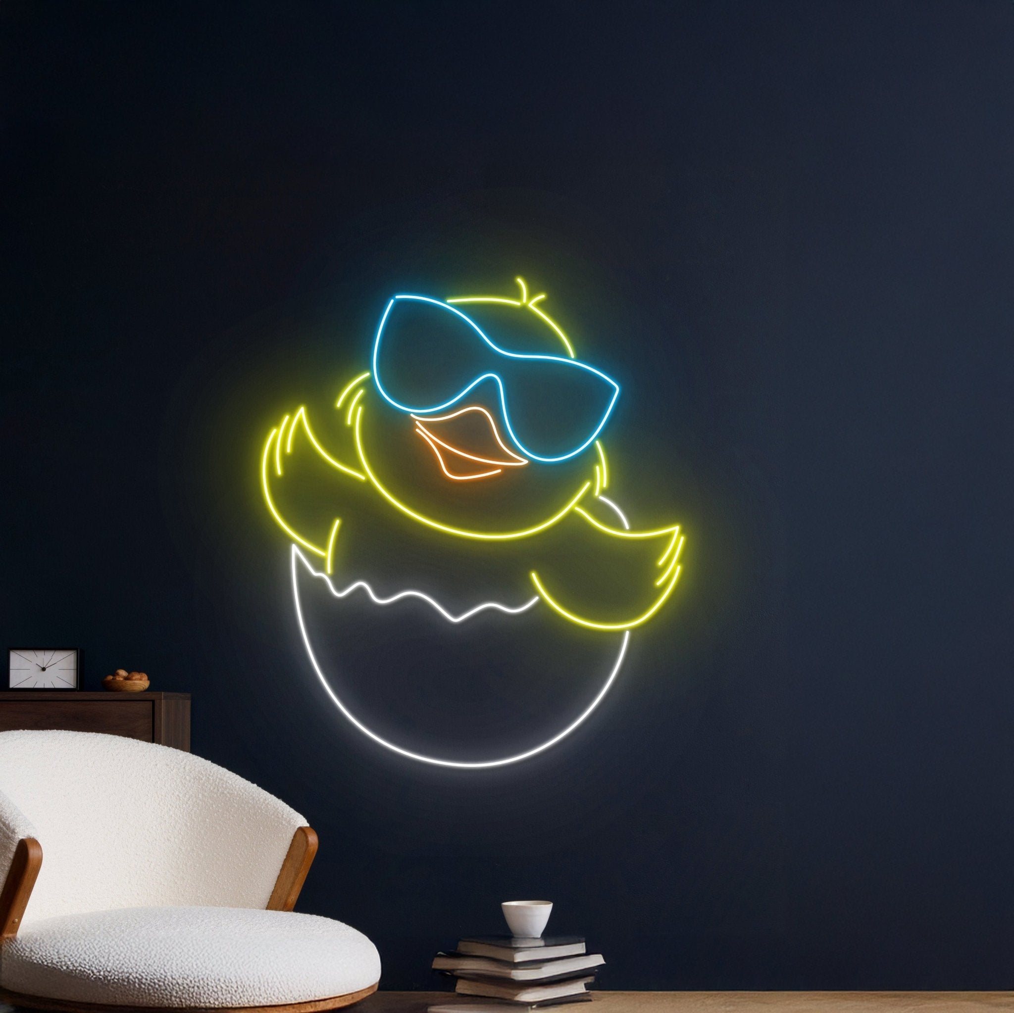 Chick In Eggshell Neon Light - Shineneon
