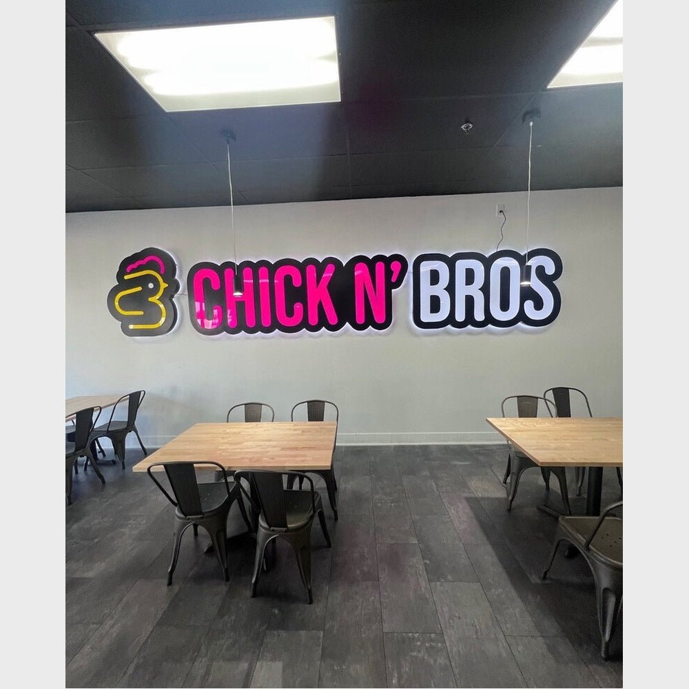Chick N Bros 3D Frontlit And Backlit Channel Letter Led Light Sign - Shineneon