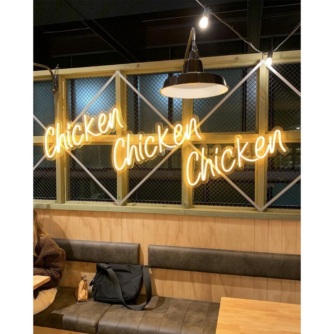 Chicken Chicken Chicken Led Sign Business Neon Sign